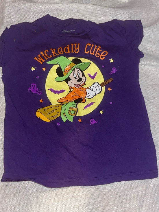 Disney Other - Disney Purple Minnie Mouse Witch Halloween Tee